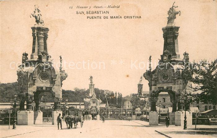 San Sebastian  Pais Vasco ES Puente de Maria Cristina