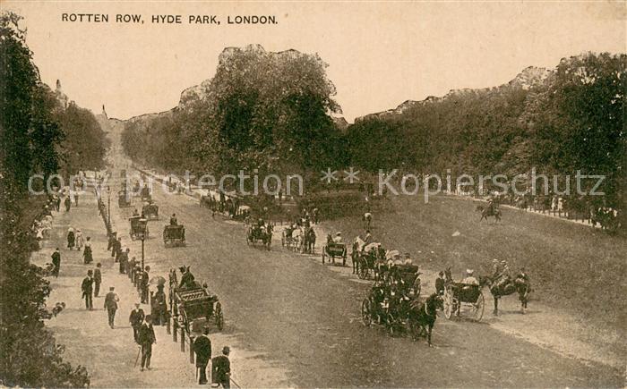 London  UK Rotten Row Hyde Park