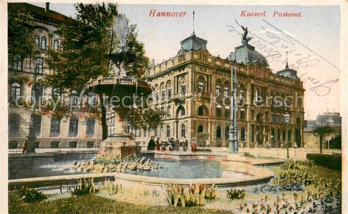 HANNOVER  CITY Kaiserlicher Palast Feldpost