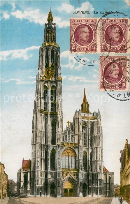 Anvers Antwerpen La Cathedrale