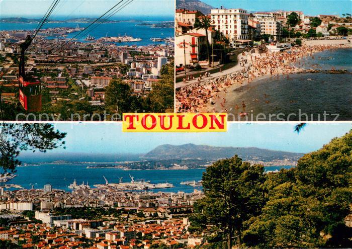 Toulon Var Panorama Strandpartie