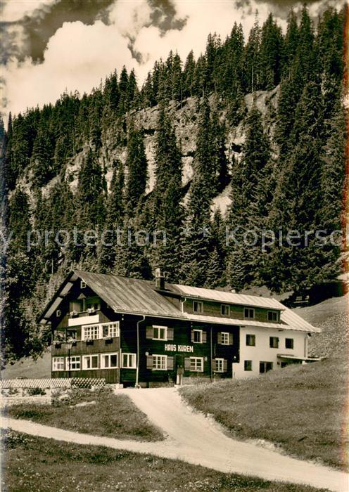 Hirschegg Kleinwalsertal Vorarlberg Berggasthof Haus Kueren Waeldele