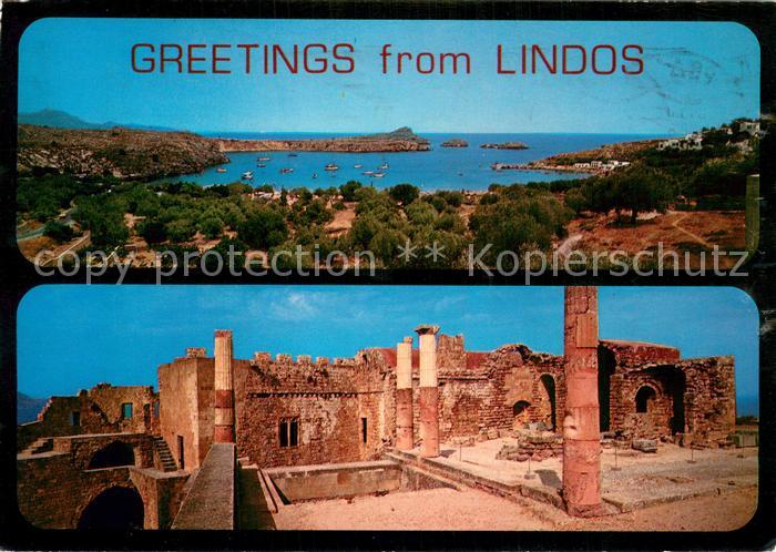 Lindos Lindo Akropolis von Lindos Byzantinische Kirche