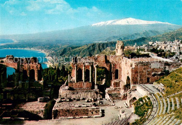 Taormina Sicilia Teatro Grecp La scena