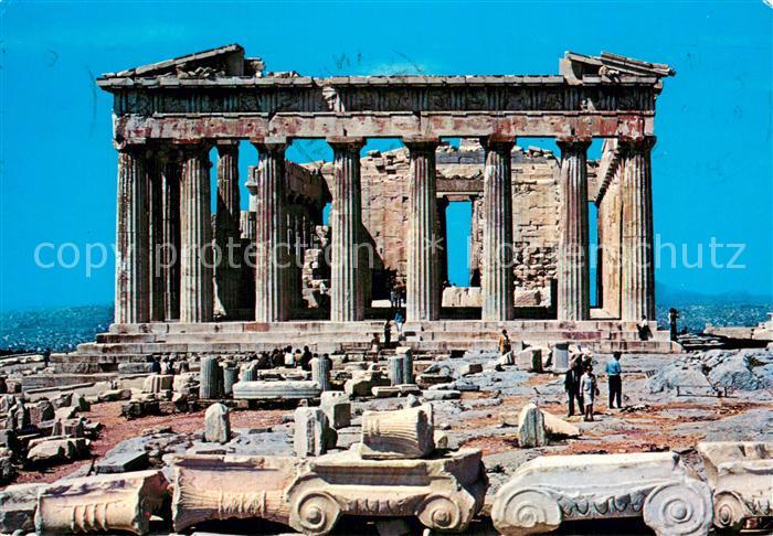 Athen Greece Der Parthenon
