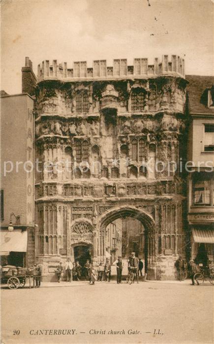 Canterbury  Kent UK Christ Church Gate