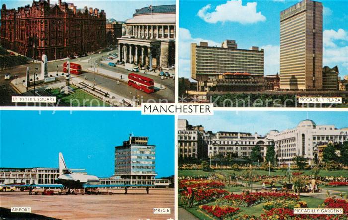Manchester  UK St. Peters Square Piccadilly Plaza Skyscraper Airport Piccadilly