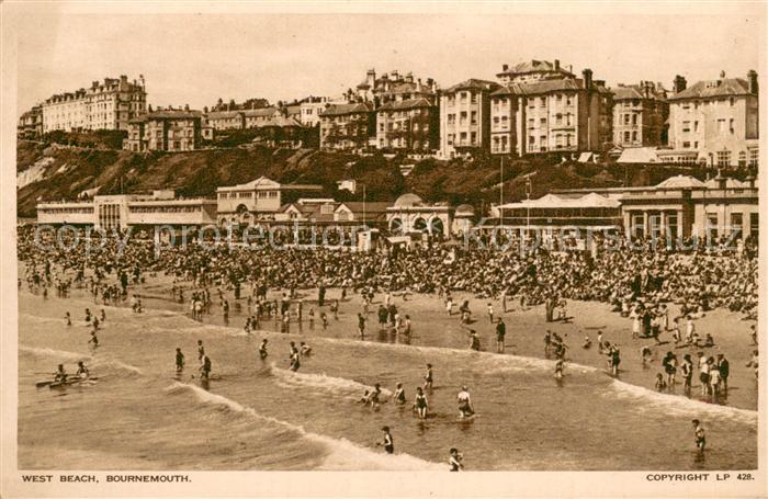 Bournemouth UK West Beach