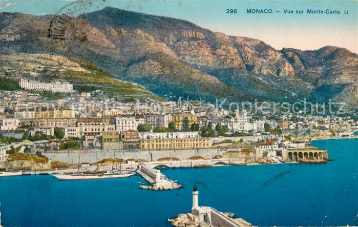 Monaco Vue sur Monte Carlo