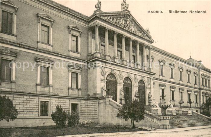 Madrid Spain Biblioteca Nacional
