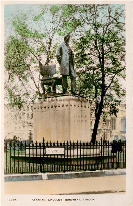 London  UK Abraham Lincoln Monument