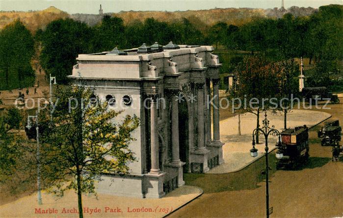 London  UK Marble Arch Hyde Park