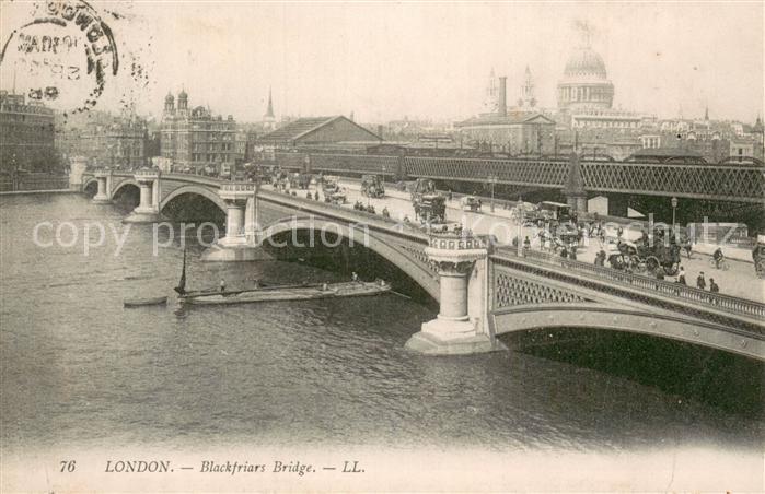 London  UK Blackfriars Bridge