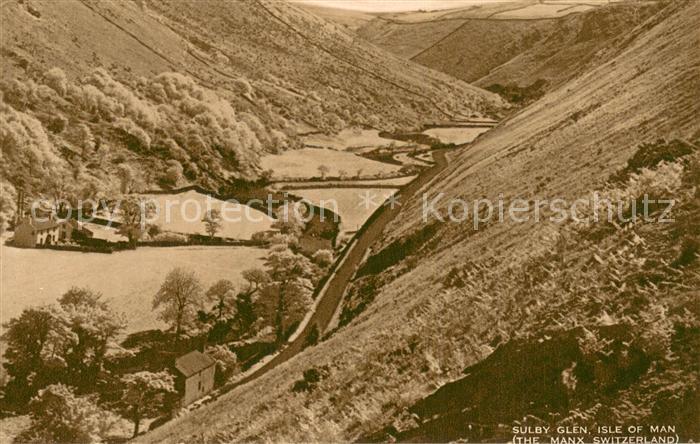 Sulby Glen Isle of Man UK Panorama