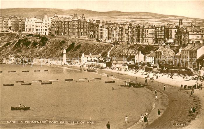 Port Erin Isle Of Man UK Sands and promenade