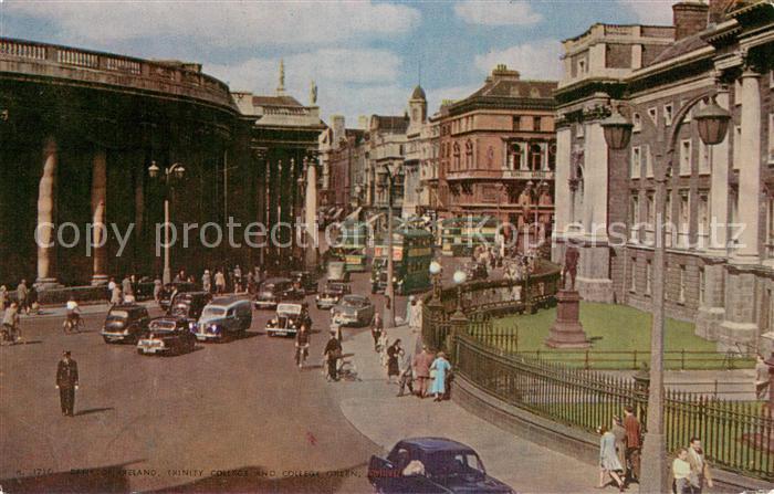 DUBLIN  Ireland Bank of Ireland Trinity College and College Green Valentines Pos