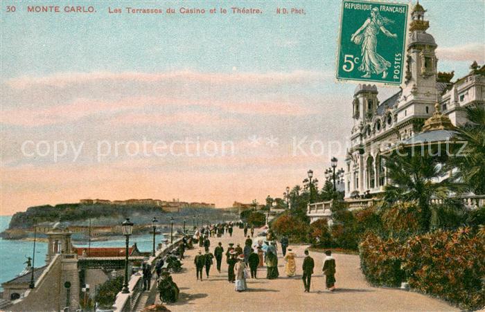 Monte-Carlo Monaco Terrasses du Casino et le Théâtre