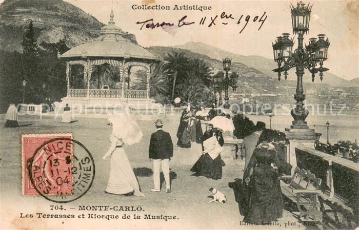 Monte-Carlo Monaco Les Terrasses et Kiosque de la Musique