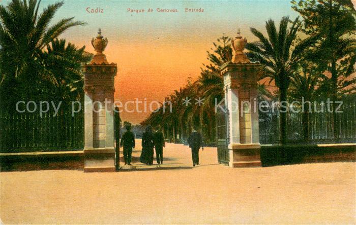 Cadiz Andalucia ES Entrada del Parque de Genoves Serie 478 No 4