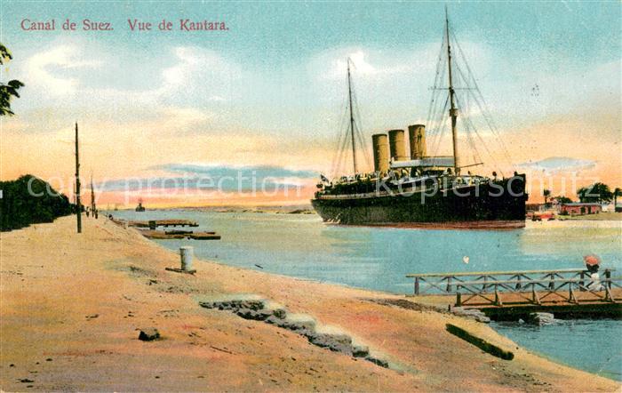 Kantara Canal de Suez Vapeur