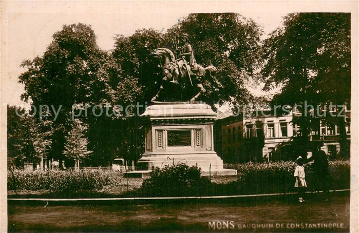 Mons  Belgie Baudhuin de Constantinople Monument