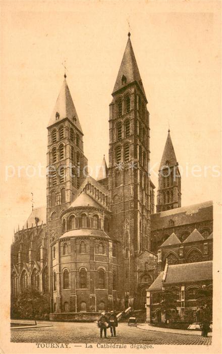 Tournay  Belgie La Cathedrale dégagée