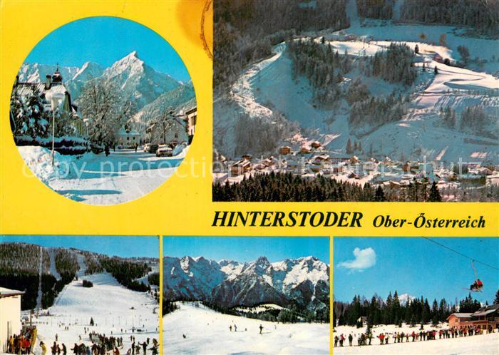 Hinterstoder Wintersportort Alpen Skipisten Bergbahn