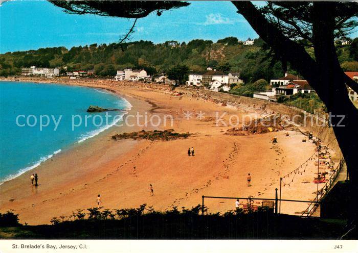 St Brelades Bay Jersey UK Panorama Strand