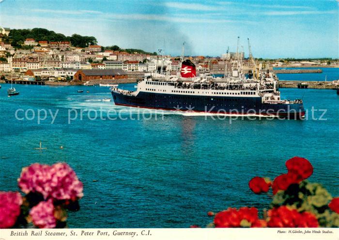 St Peter Port Guernsey UK British Rail Steamer