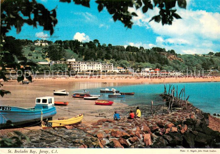 St Brelades Bay Jersey UK Panorama Beach