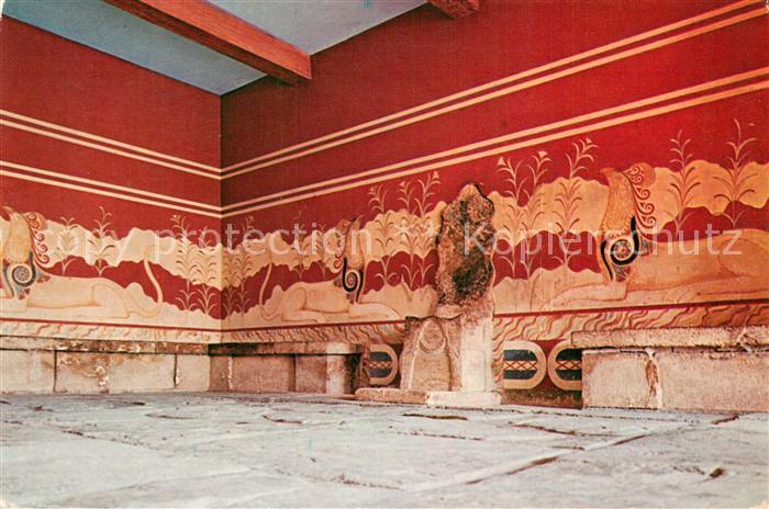 Knossos Cnosse Kreta Crete Greece Thronsaal Palast
