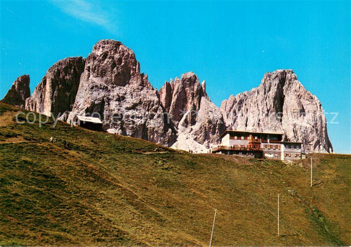 Col Rodella 2486m Dolomiti IT Rifugio des Alpes Sassolungo Dolomiti Langkofel