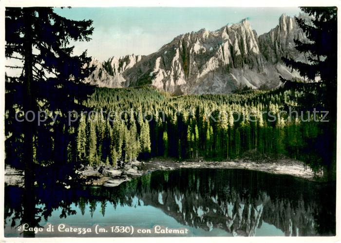 Karersee Lago di Carezza IT Latemar Dolomiti
