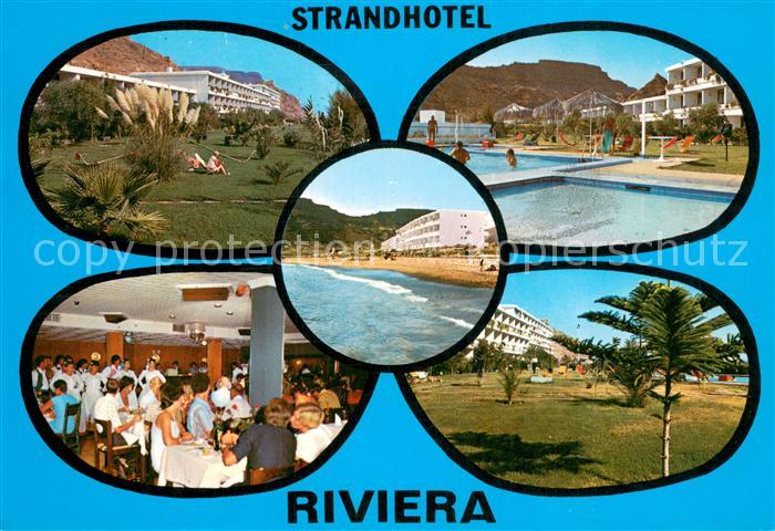Mogan Gran Canaria ES Strandhotel Riviera Swimming Pool Strand Restaurant