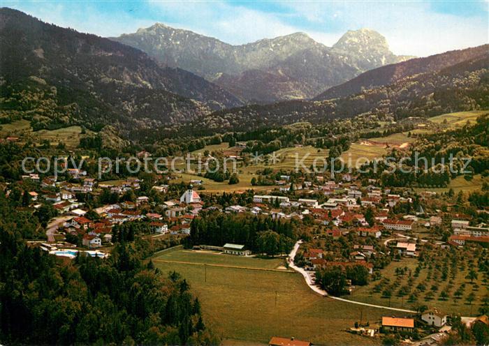 Bad Feilnbach Panorama Blick gegen Wendelstein Mangfallgebirge