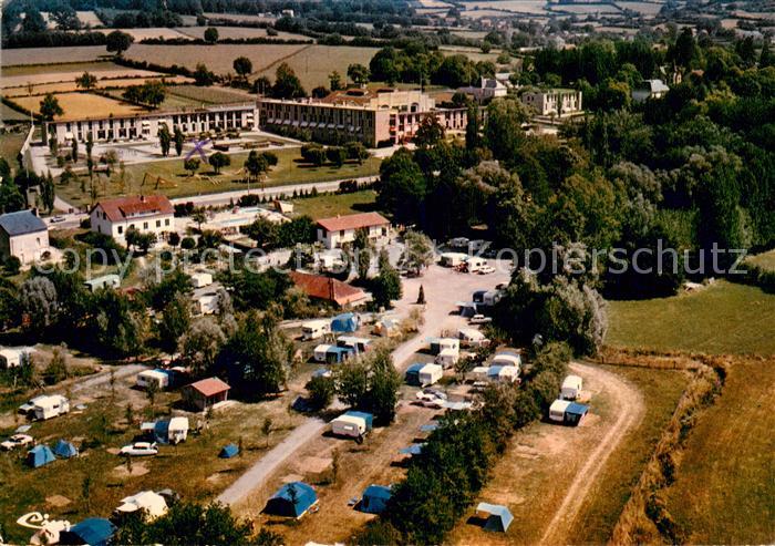 Saint-Honore-les-Bains Vue aérienne du Camping
