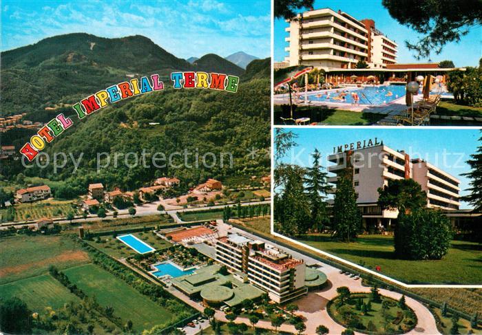 Montegrotto Terme IT Hotel Imperial Terme Swimming Pool Luftbild