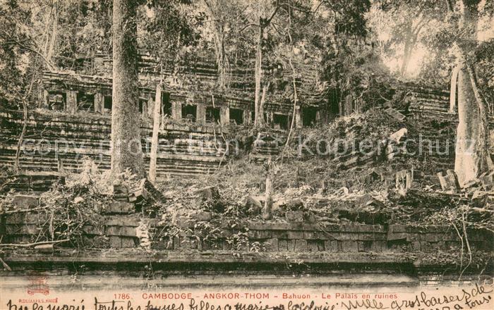 Angkor-Thom Kambodscha Bahuon Le Palais en ruines