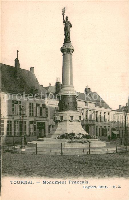 Tournai Belgie Monument Francais
