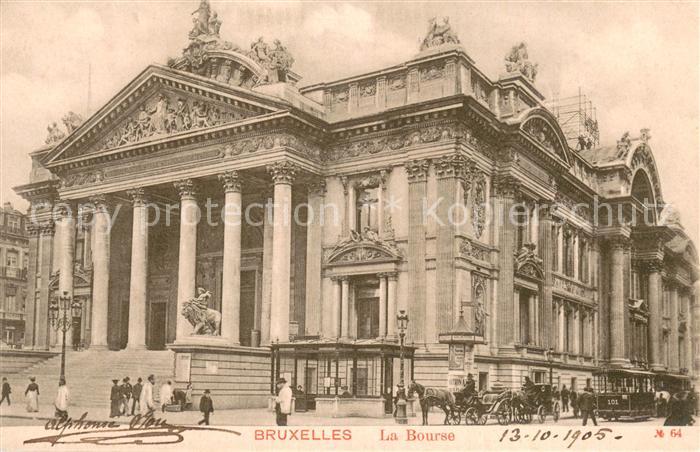 Bruxelles Bruessel La Bourse