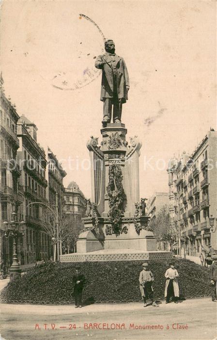 Barcelona Cataluna Monumento a Clave