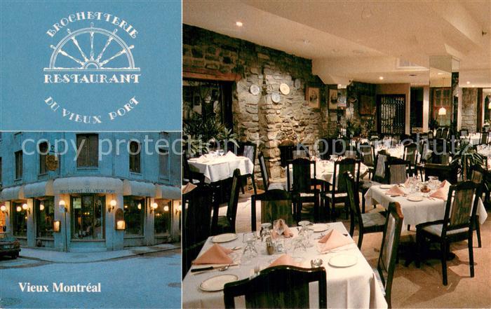 Montreal Quebec Brochetterie du Vieux Port Restaurant