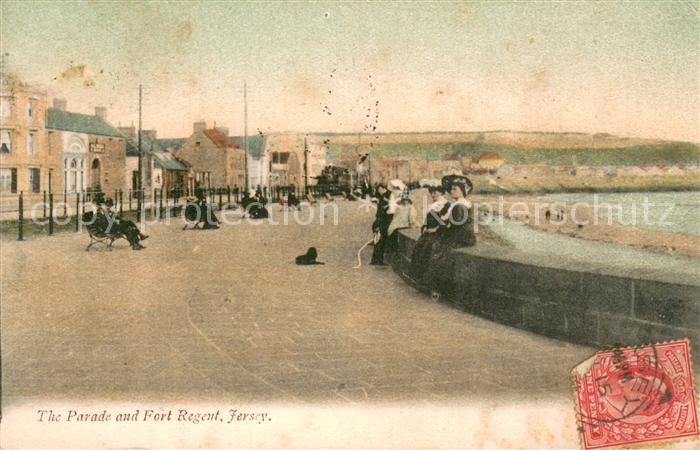 Jersey  UK The Parade and Fort Regent