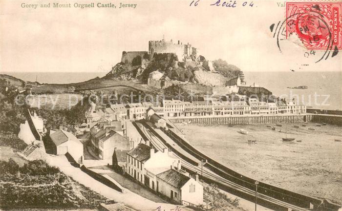 Jersey  UK Gorey and Mount Orgueil Castle