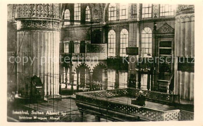 Istanbul Constantinopel TK Sultan Ahmed Ici