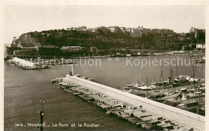 Monaco Le Port et le Rocher