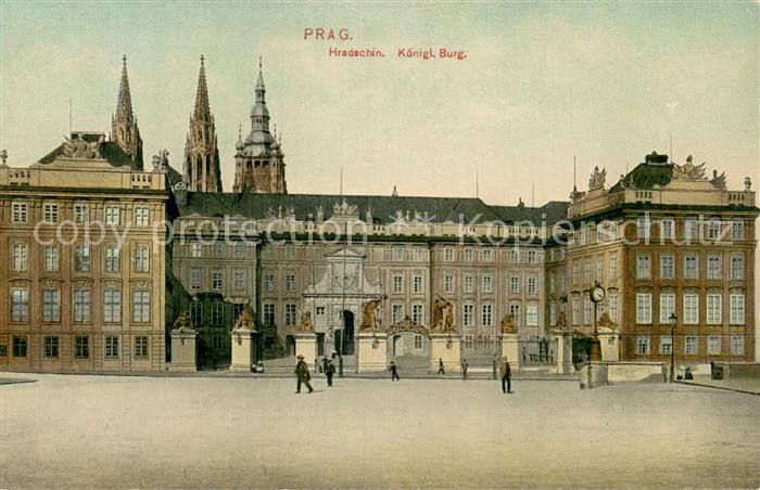 Prag  Prahy Prague Hradschin Kgl Burg