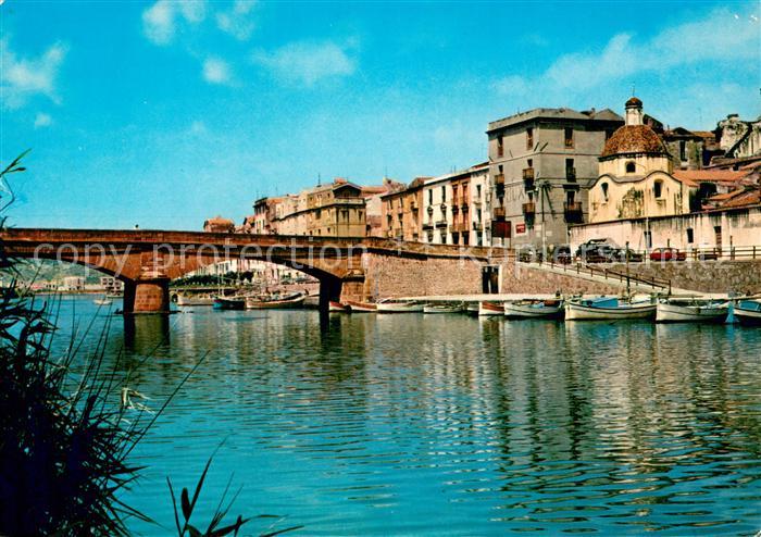 Sardegna Islola della Bosa Ponte sul fiume Temo