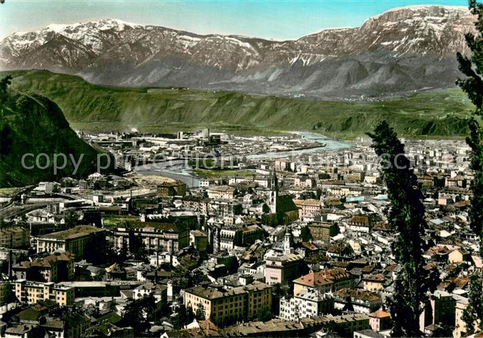 Bozen Suedtirol Panorama mit Mendel