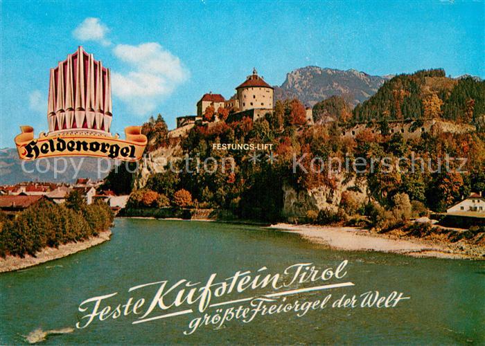 Kufstein Tirol Festung Kufstein mit Heldenorgel